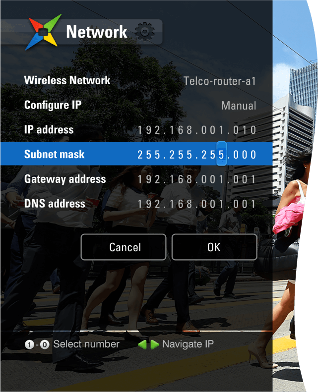 Assign Static IP Address